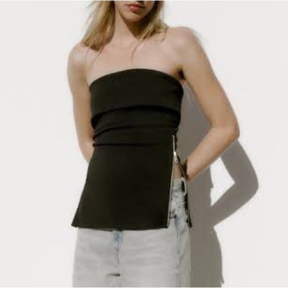 Zara Elegant Black Top